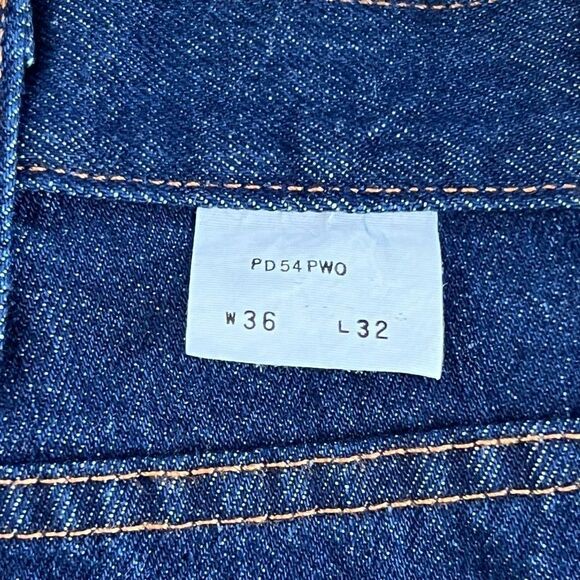 Mens RED KAP Classic Blue Denim Work Jeans / Size 36W-32L - Picture 5 of 6